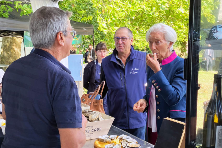 Will Lagarde bite the apple? ECB President leaves everyone guessing in Normandy 